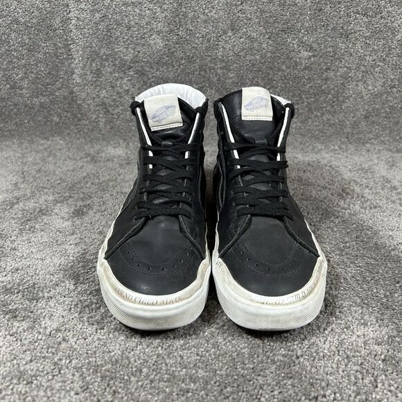 Vans Sk8-Hi Divine Energy Women's Size 8.5 Black White Athletic Skate Shoes Used - Picture 4 of 15